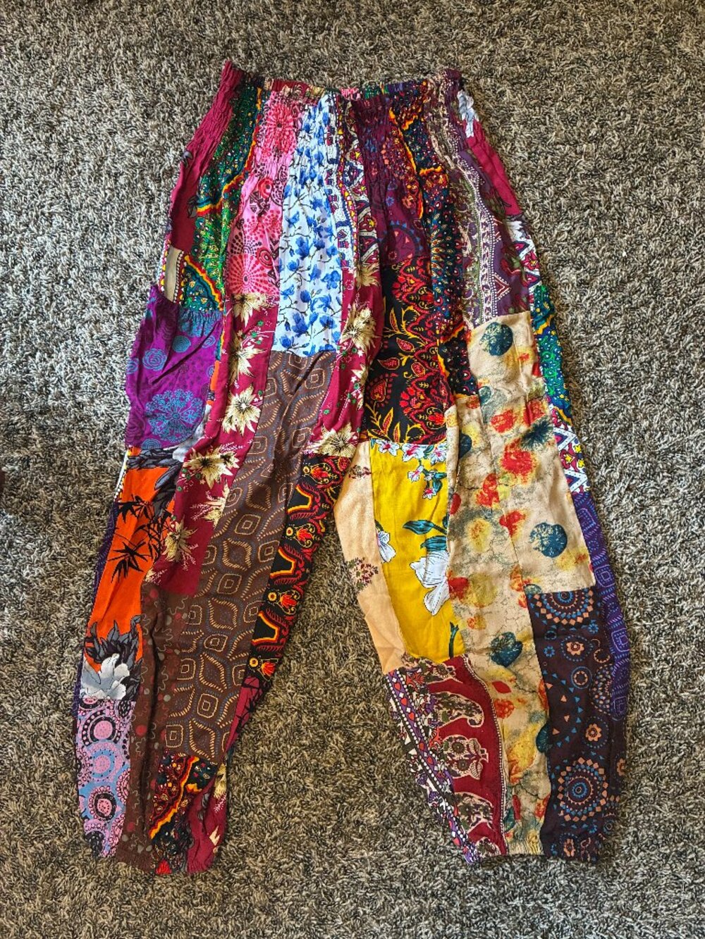 Colorful Hippie Style Pants